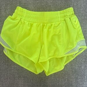 Yellow Hotty Hot Low-Rise Lined Short 2.5"